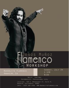 Workshop with Jesús Muñoz July 24th, Anaheim